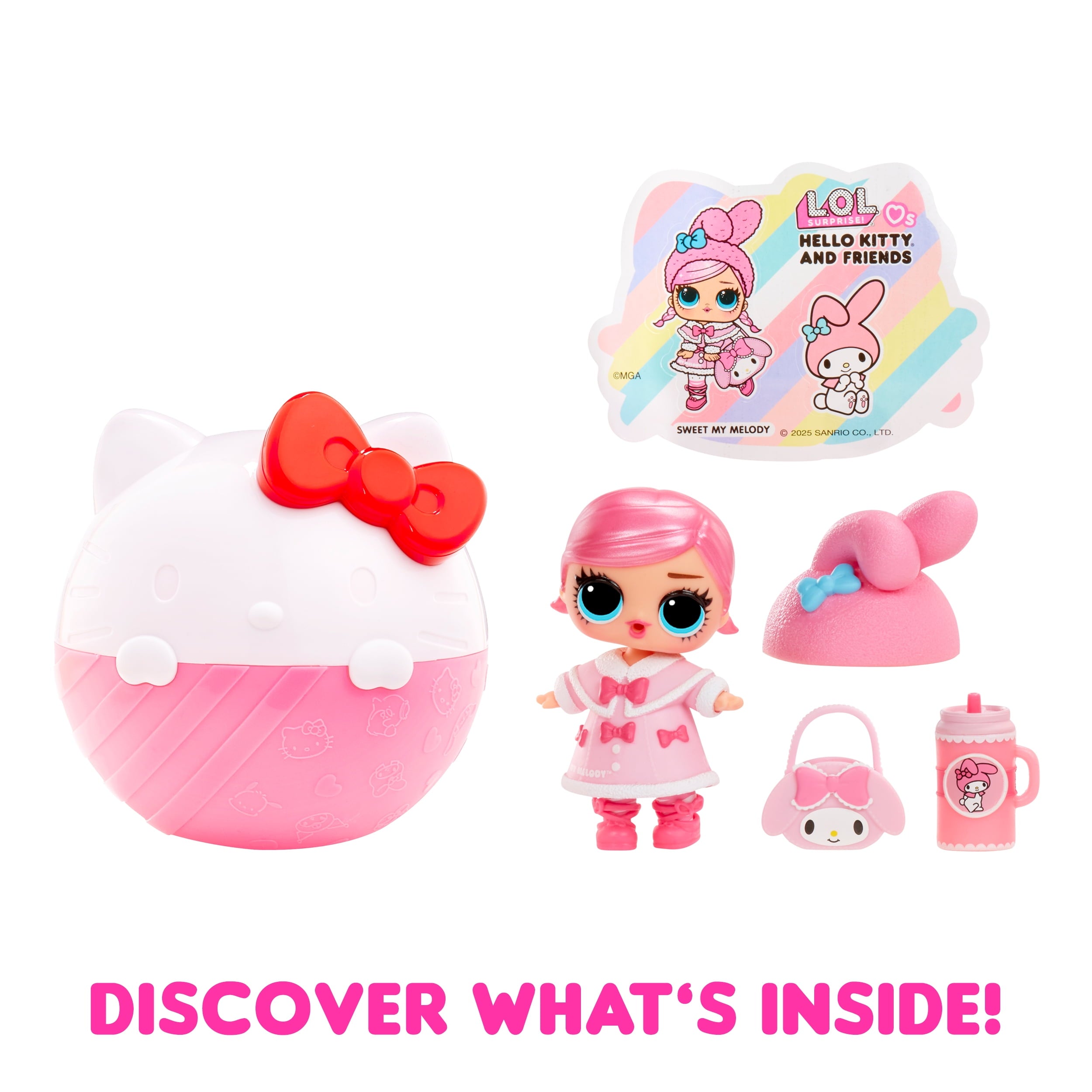 LOL Surprise Loves Hello Kitty and Friends, 7 Surprises, Limited Edition Dolls Kids Gift Ages 4+