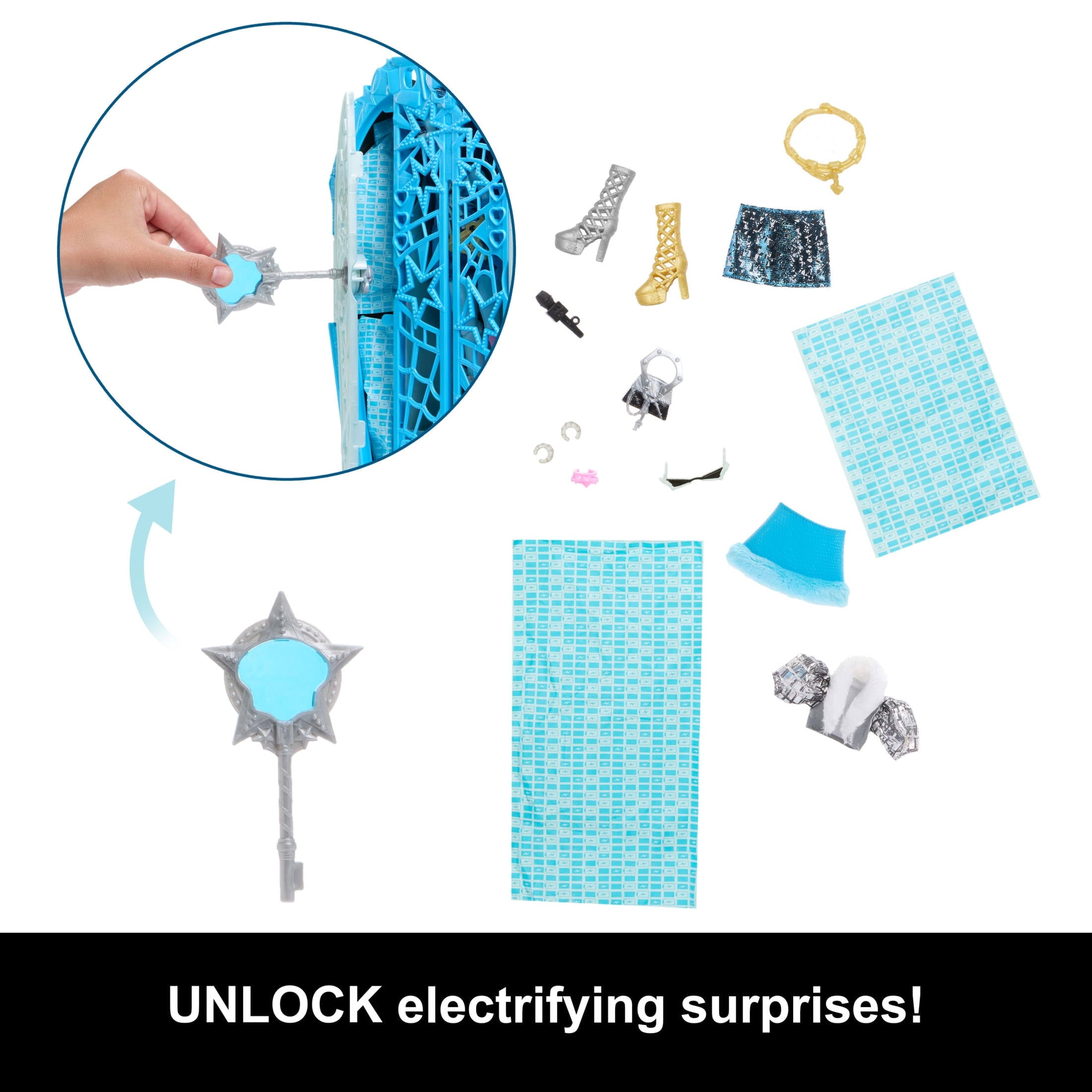 Monster High Skulltimate Secrets Hauntlywood Mysteries Doll, Frankie Stein with 19+ Surprises