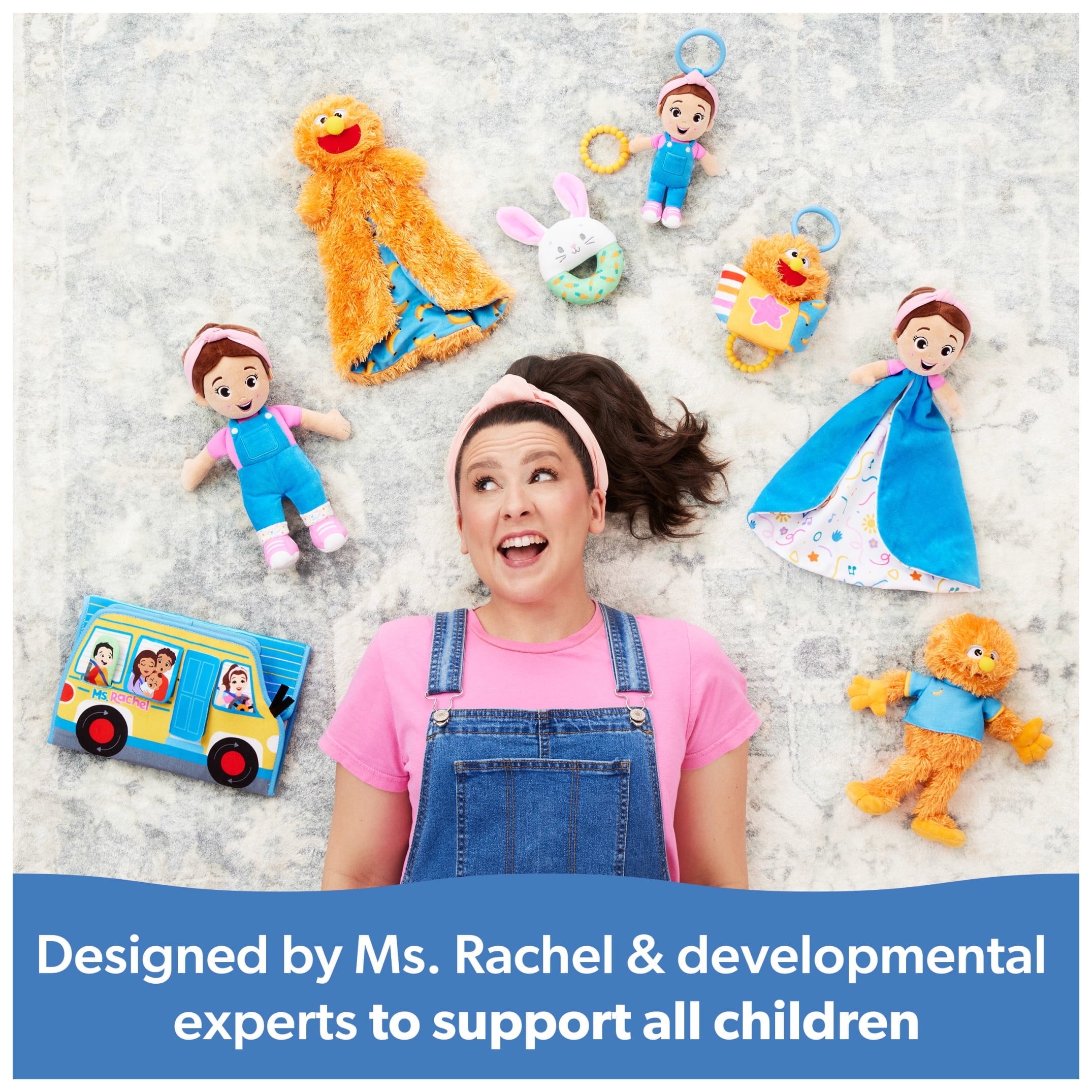 Ms. Rachel Official Basic 11-Inch Cuddle & Comfort Plush Doll for Ages 6 Months to 3+