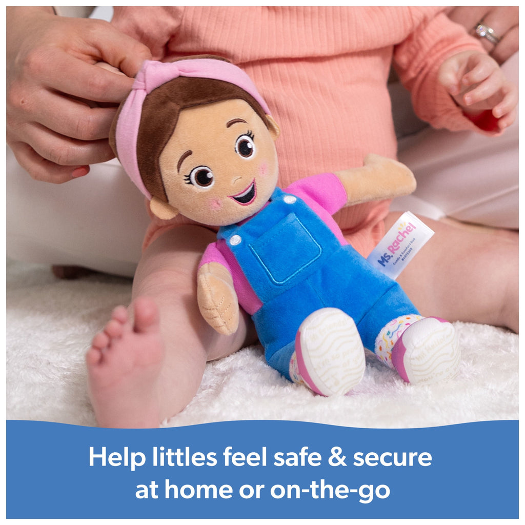 Ms. Rachel Official Basic 11-Inch Cuddle & Comfort Plush Doll for Ages 6 Months to 3+