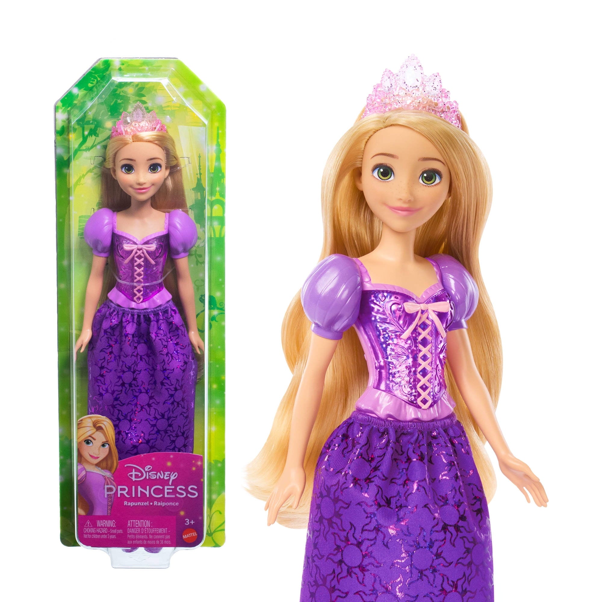 Disney Princess Rapunzel Fashion Doll with Blond Hair, Blue Eyes & Tiara Accessory