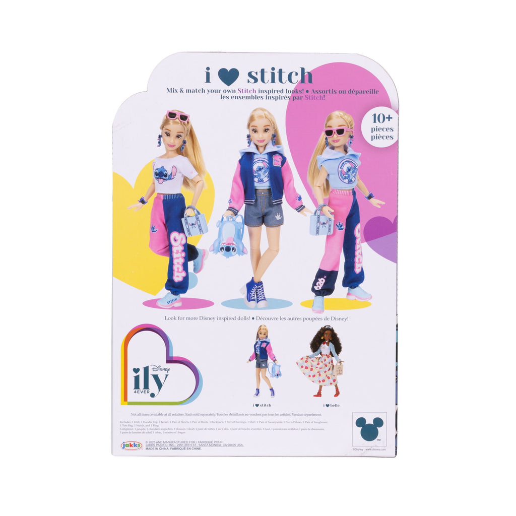 Disney Ily I Love Stitch Deluxe Fashion Doll