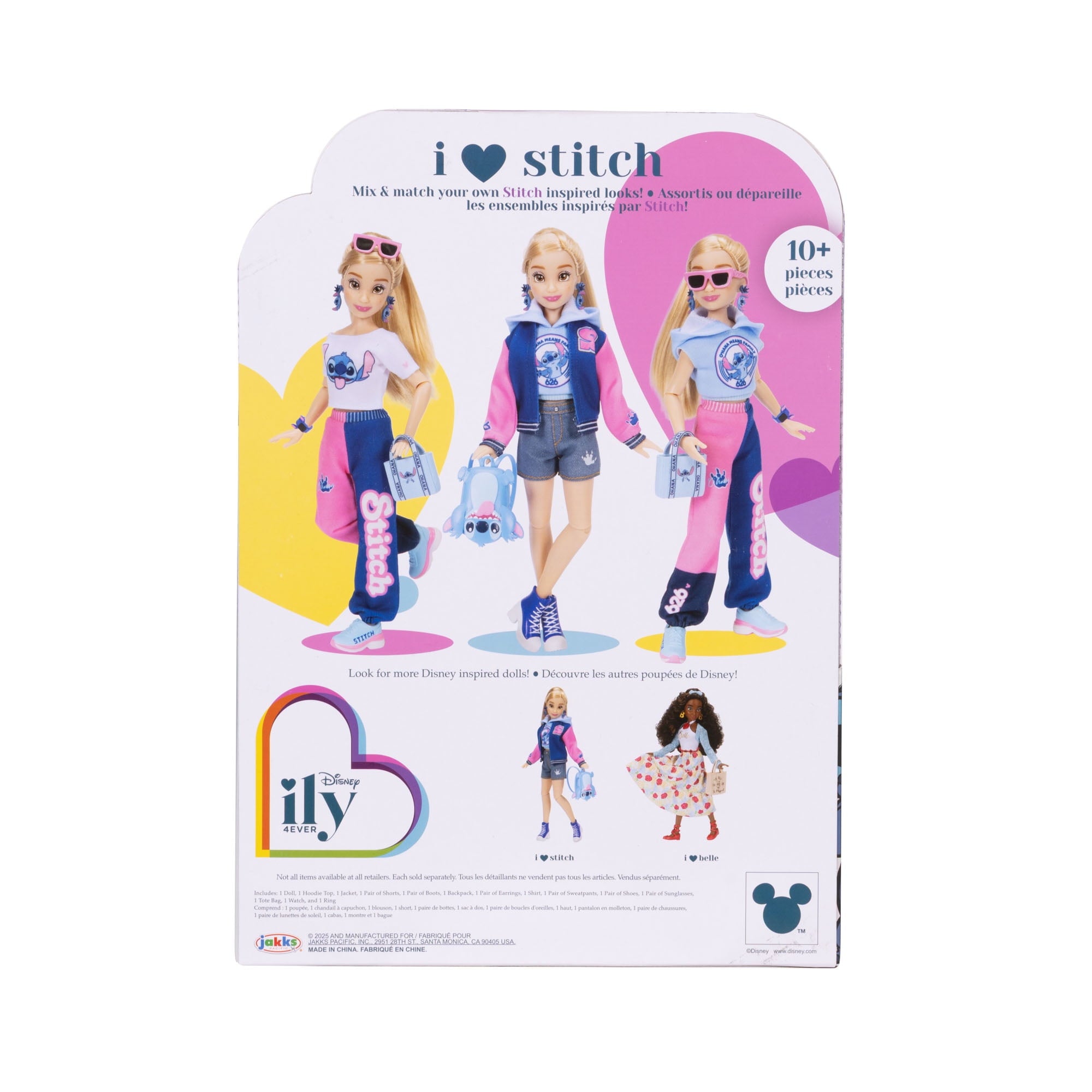 Disney Ily I Love Stitch Deluxe Fashion Doll